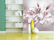 Фотошпалери Лілії 3д - 3