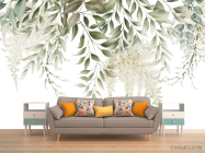 Фотообои Листья с потолка - 1