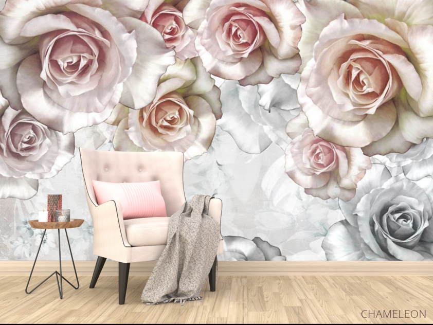 Фотообои Объёмные розы - 4