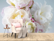 Фотообои Пионы белые - 4