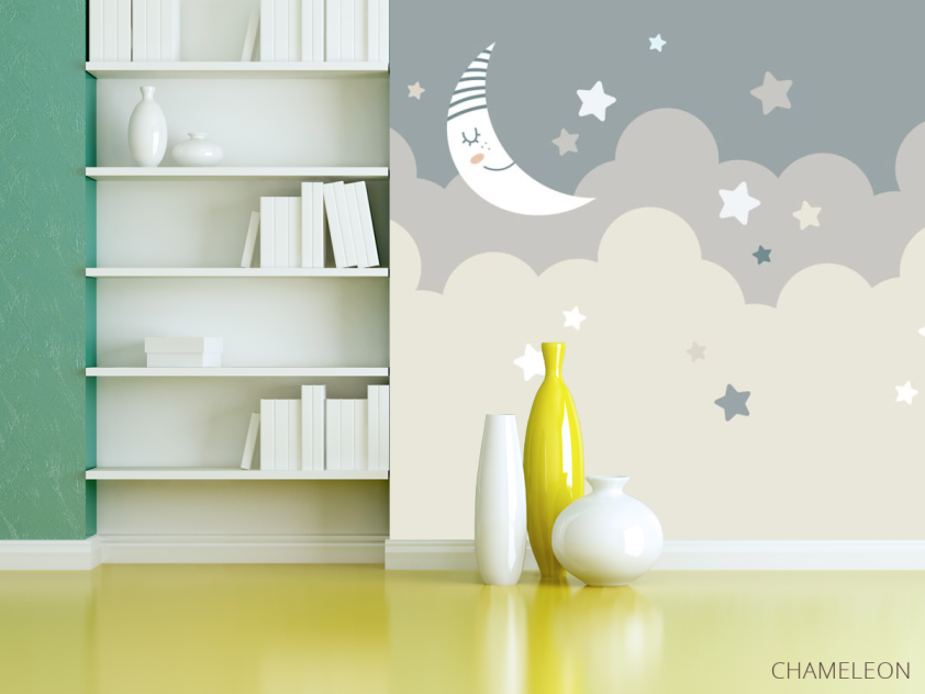 Фотошпалери Зведное небо і місяць - 3