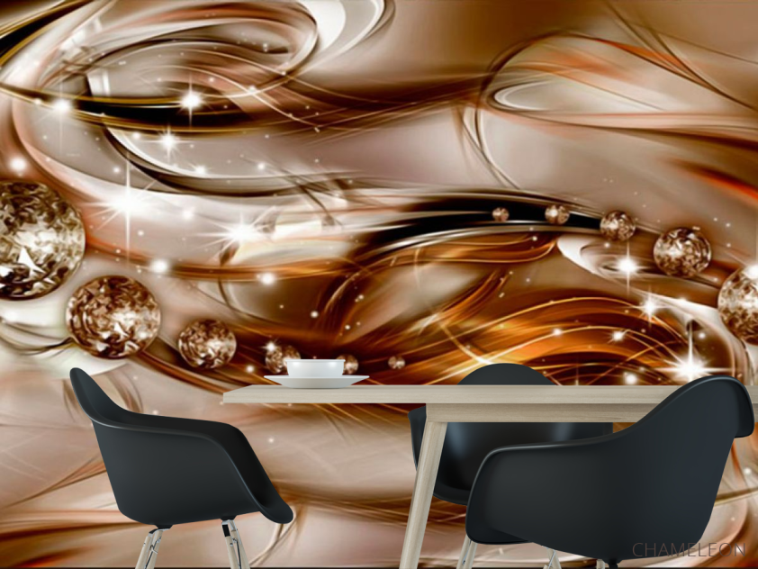 Фотошпалери Коричнева абстракція - 1