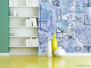 Фотошпалери Патерн для кабінету фізики - 3