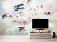 Фотообои Детский летящий транспорт - 2