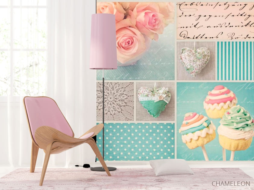 Фотообои Конфеты, розы - 4