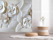 Фотошпалери 3Д квіти - 2