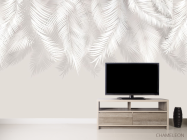 Фотообои нежные тропические листья - 2