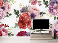 Фотообои Винтажные яркие цветы - 2