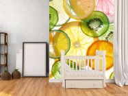 Фотообои Дольки фруктов - 2