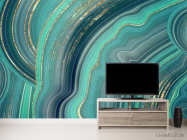 Фотообои Бирюзовый флюид - 2