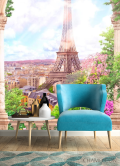 Фотообои в кухню Париж - 4