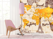 Фотошпалери карта світу - 4