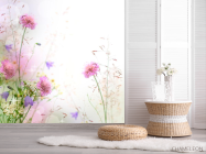 Фотообои Цветы, туман - 2