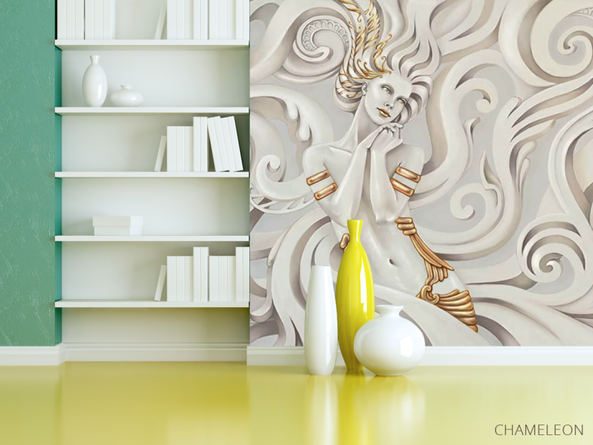 Фотошпалери дівчина 3д - 3