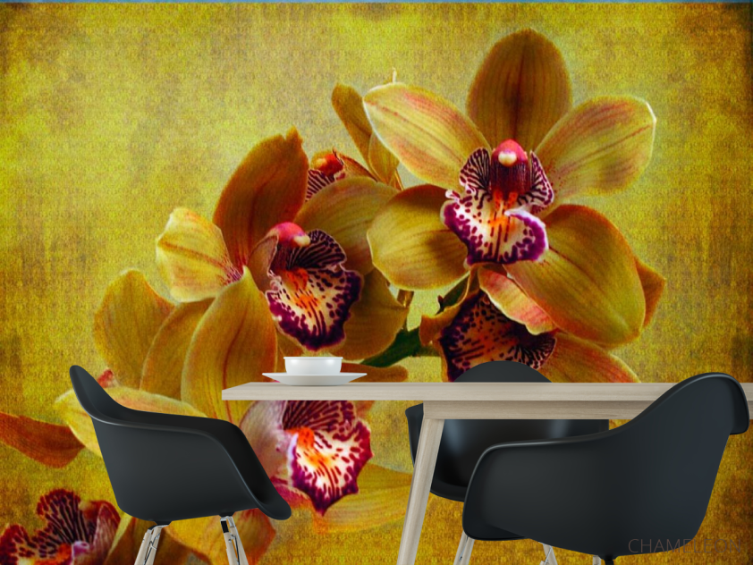 Фотошпалери Зелені квіти - 1