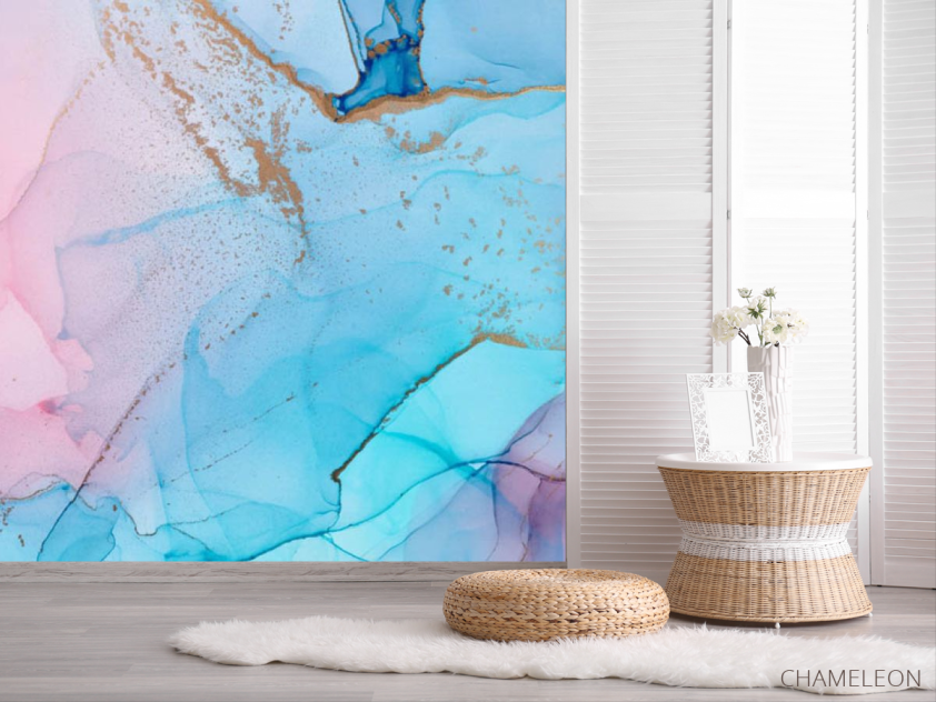 Фотошпалери яскравий fluid art - 2