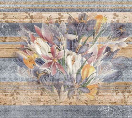 Фотошпалери Крокус на геометричному тлі Фотошпалери Крокус на геометричному тлі 33298