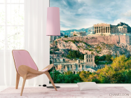 Фотошпалери старовинні будівлі в горах - 4