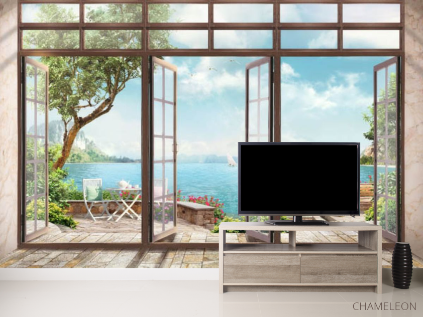 Фотообои Вид из окна на море - 2