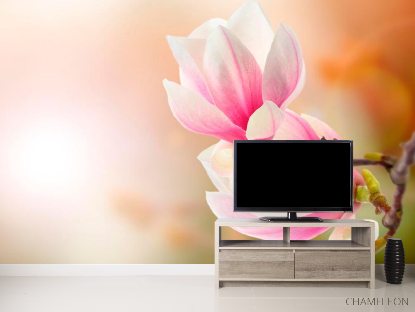 Фотообои На дереве распустились цветы - 2