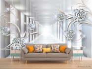 Фотообои Тонель из камней - 1