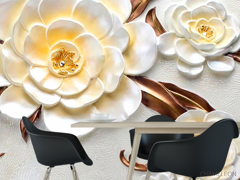 Фотообои 3Д Цветы - 1