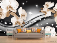 Фотообои 3d орхидеи - 1