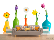 Фотообои Цветы в вазах - 1