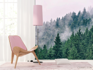 Фотошпалери ліс в тумані - 4