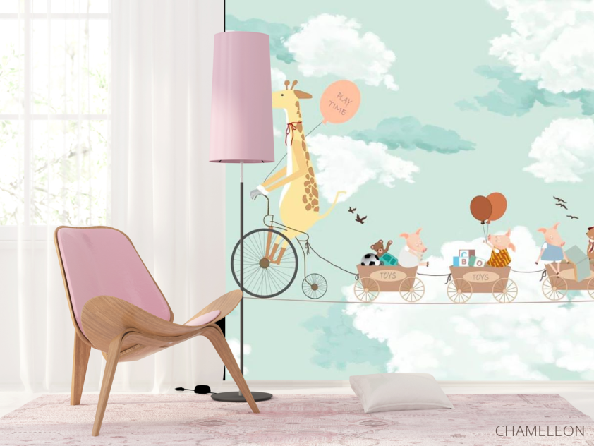 Фотошпалери Животные на велосипеде - 4