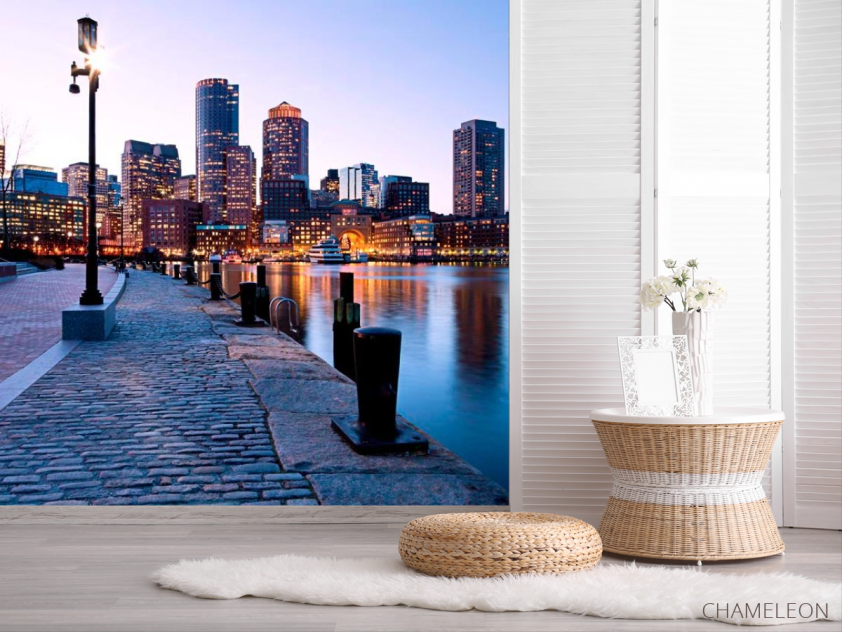 Фотошпалери Ранок, набережна - 2