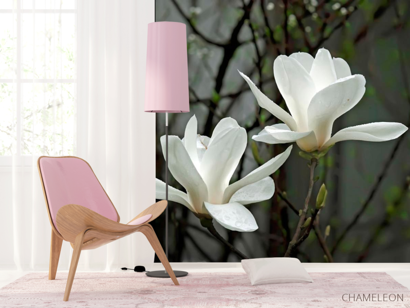 Фотошпалери Білосніжні квітки - 4