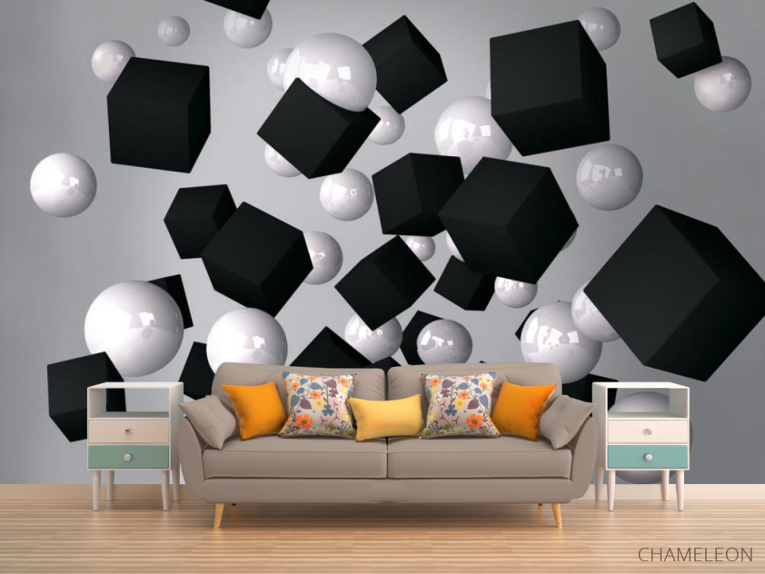 3д фотообои Квадратики - 1