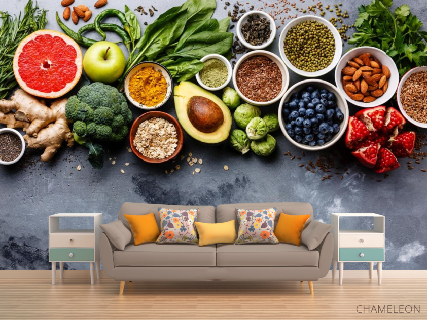 Фотообои фрукты и овощи - 1