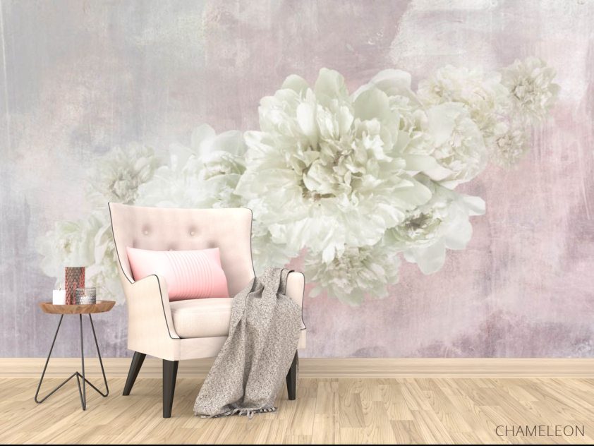 Фотообои Дизайнерские пионы - 4