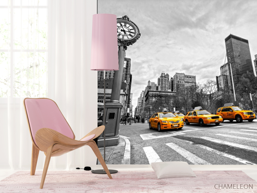 Фотошпалери жовте таксі в Англії - 4