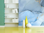 Фотошпалери Блакитний fluid art - 3