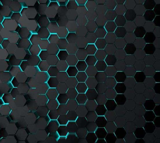 Фотошпалери шестикутники 3д Фотошпалери шестикутники 3д 33088