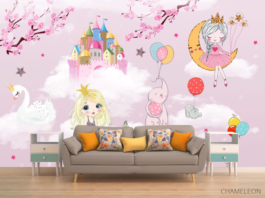 Фотообои Розовые принцессы - 1