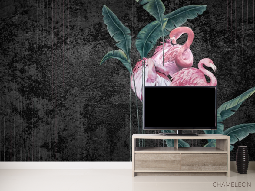 Фотообои фламинго - 2