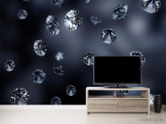 3д фотообои Диаманты - 2