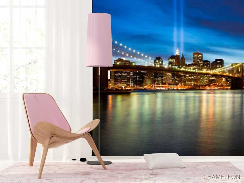 Фотошпалери Нічний міст Нью Йорк - 4