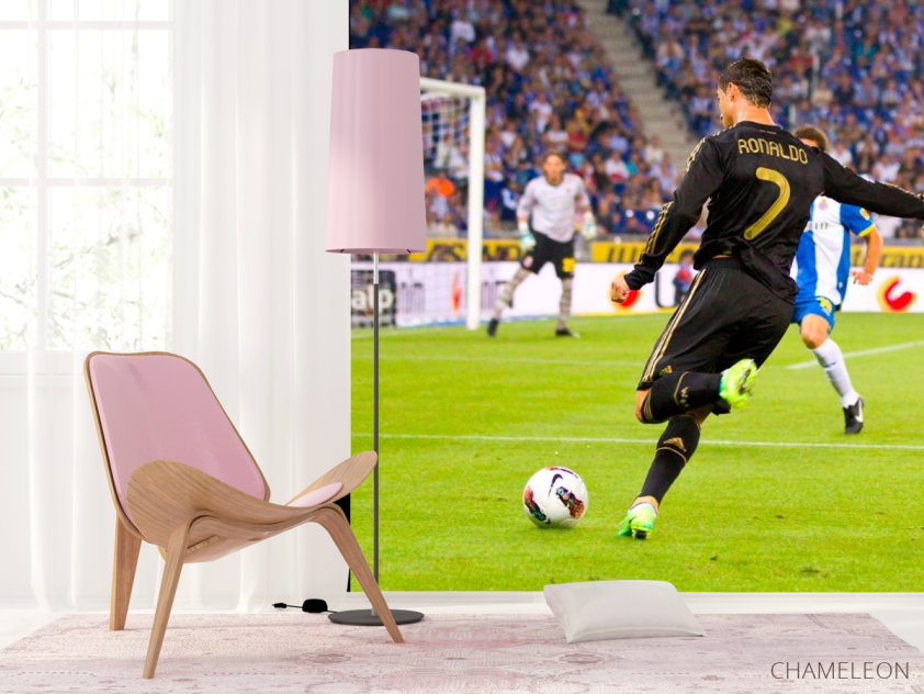 Фотошпалери Роналдо атакує ворота - 4