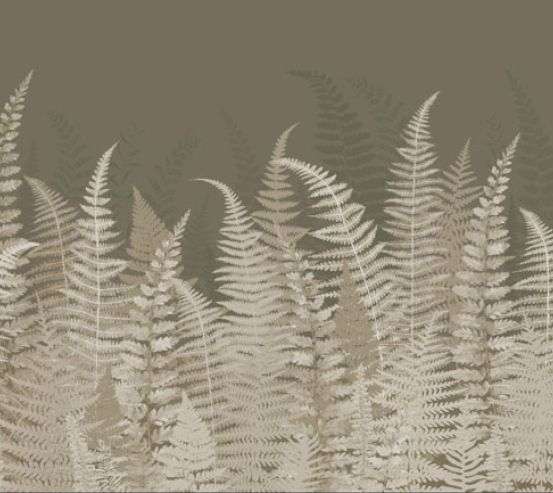 Фотообои Листья папоротнику хаки Фотообои Листья папоротнику хаки 33295_3