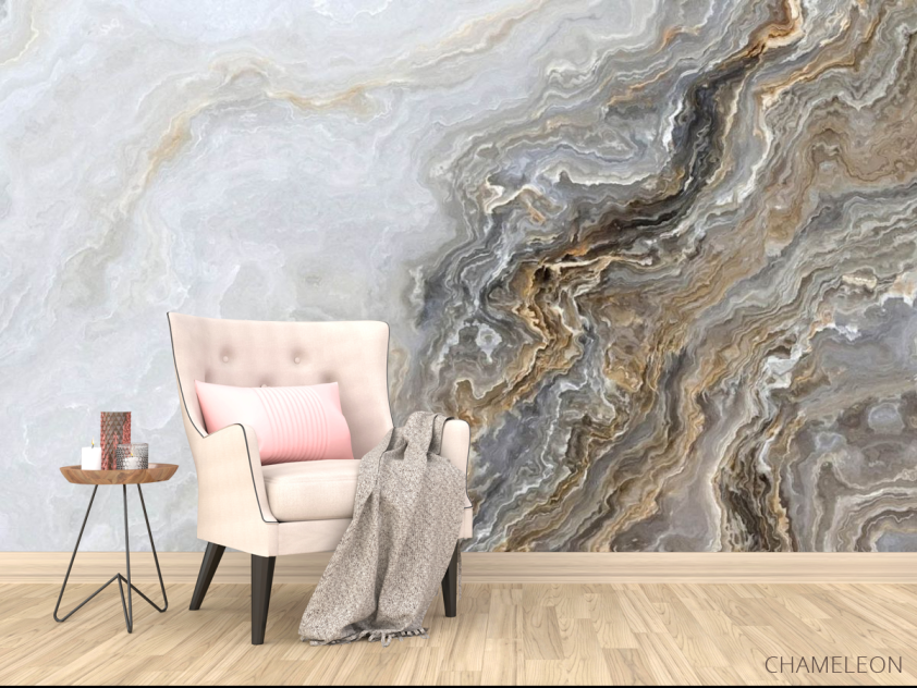 Фотообои Коричневый абстрактный мрамор - 4