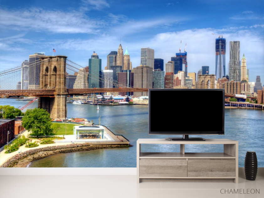 Фотообои каменный мост в мегаполисе - 2