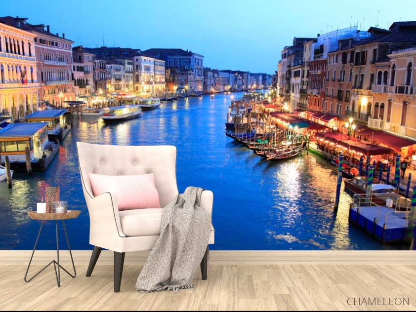 Фотообои Кафе у воды, Венеция - 4