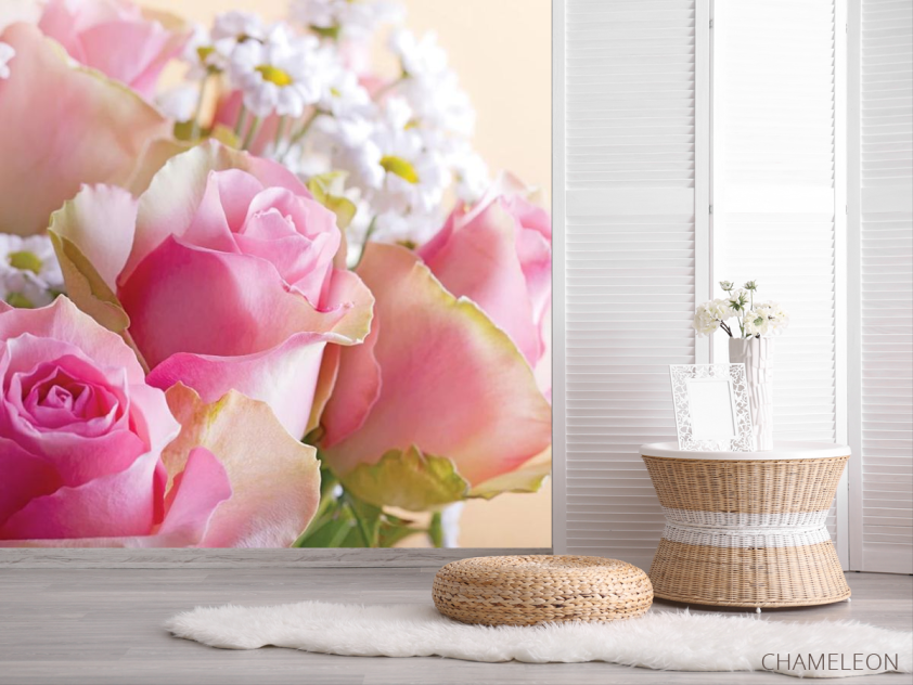 Фотошпалери Рожеві троянди - 2