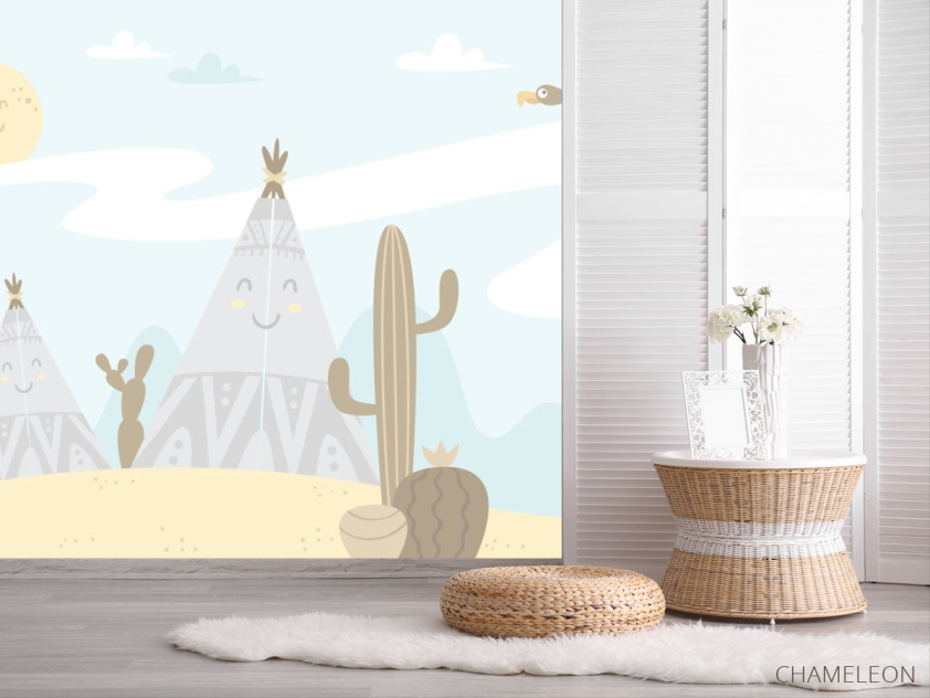 Дитячі фотошпалери кактуси - 2