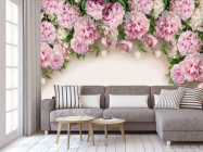 Фотообои Розовые пионы - 3